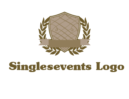 shield with wreath icon