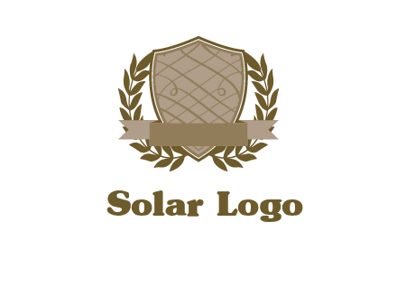 shield with wreath icon