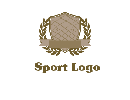 shield with wreath icon
