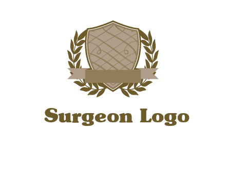 shield with wreath icon