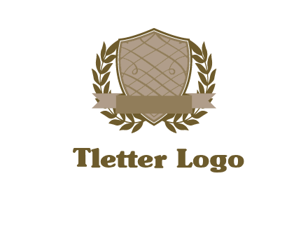 shield with wreath icon