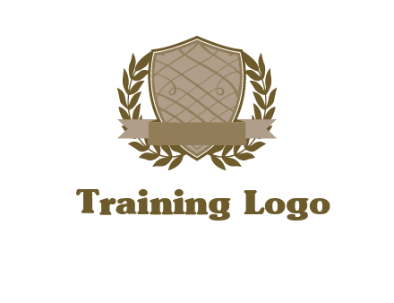 shield with wreath icon