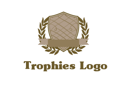shield with wreath icon