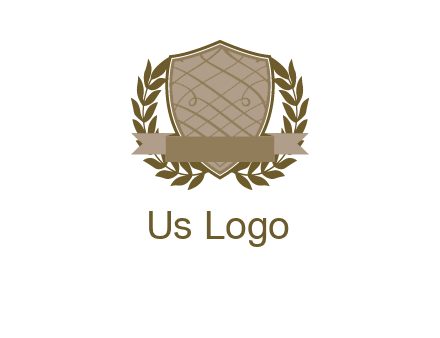 shield with wreath icon