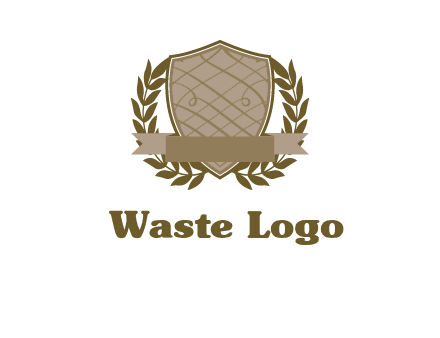 shield with wreath icon
