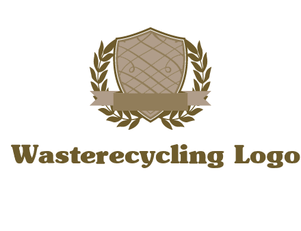 shield with wreath icon
