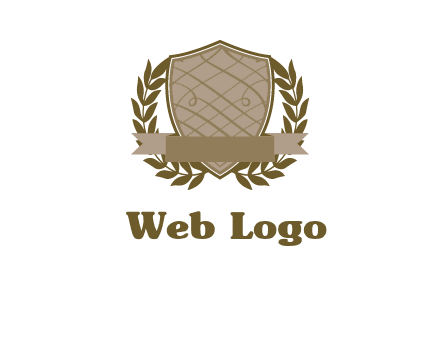 shield with wreath icon