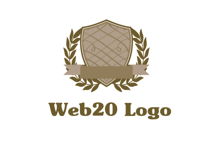 shield with wreath icon
