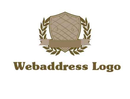 shield with wreath icon