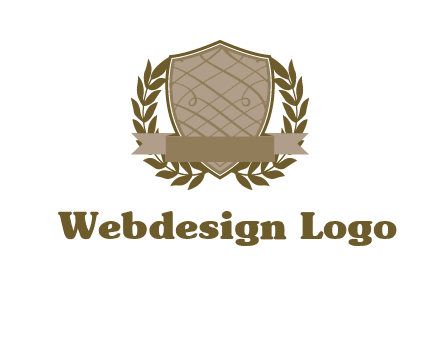 shield with wreath icon