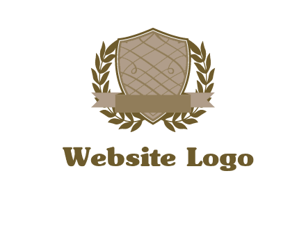 shield with wreath icon