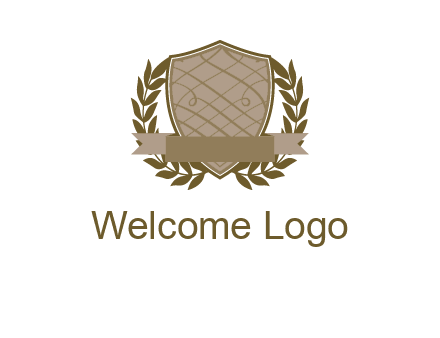 shield with wreath icon