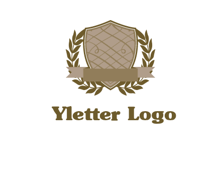 shield with wreath icon