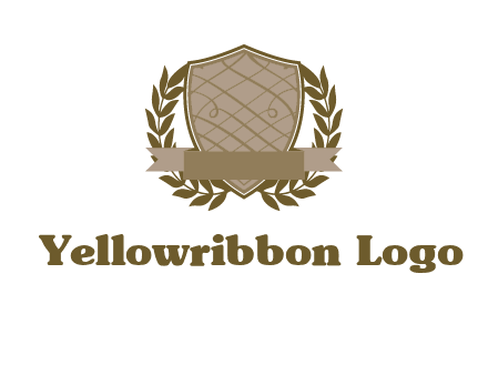 shield with wreath icon