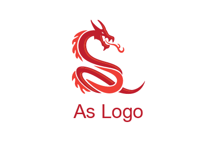 fire breathing dragon icon
