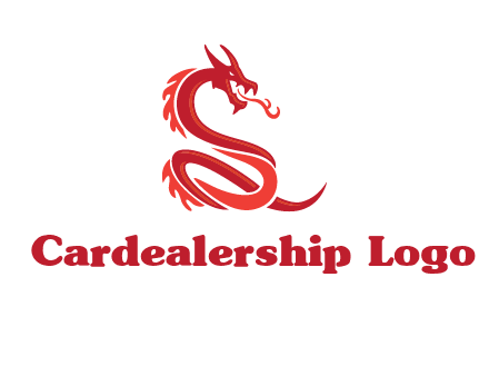 fire breathing dragon icon