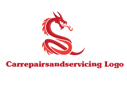 fire breathing dragon icon