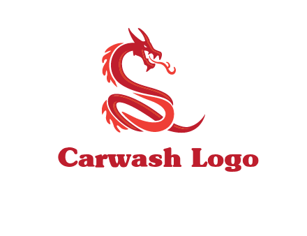 fire breathing dragon icon