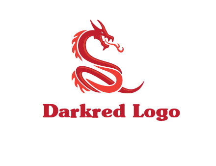 fire breathing dragon icon