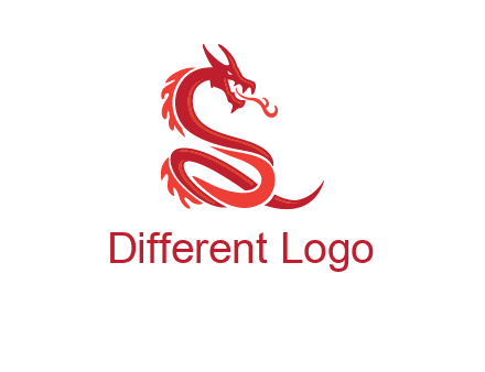 fire breathing dragon icon