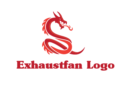 fire breathing dragon icon