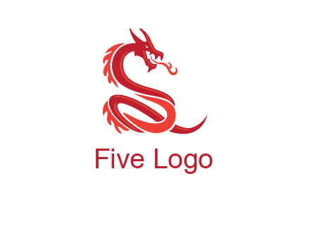 fire breathing dragon icon