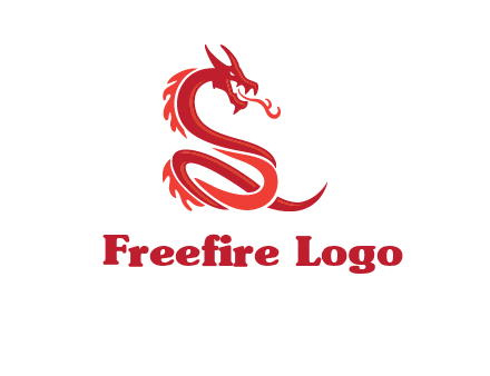 fire breathing dragon icon