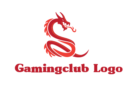 fire breathing dragon icon