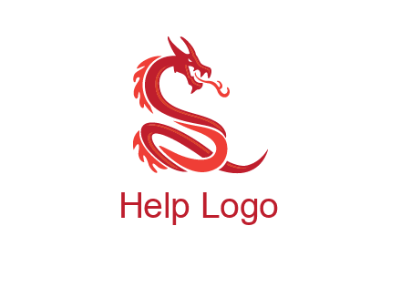 fire breathing dragon icon