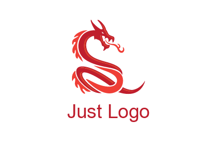 fire breathing dragon icon