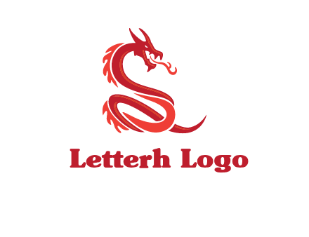 fire breathing dragon icon