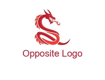 fire breathing dragon icon