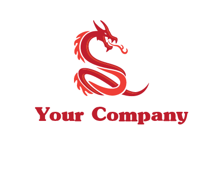 fire breathing dragon icon