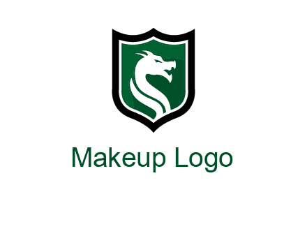 dragon in shield logo