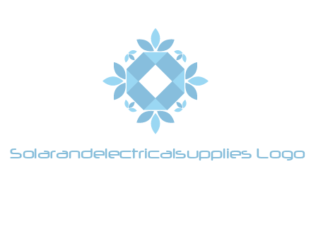 octagon crystal surrounded by leaves