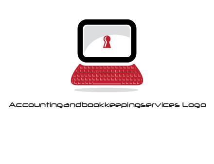 laptop security computer logo
