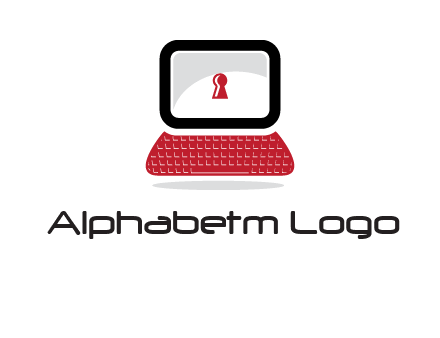 laptop security computer logo