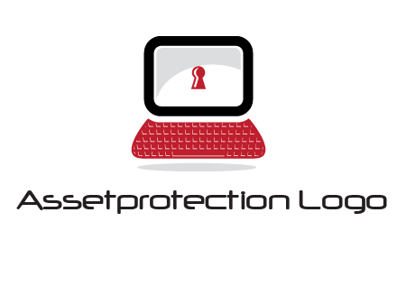 laptop security computer logo