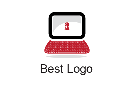 laptop security computer logo
