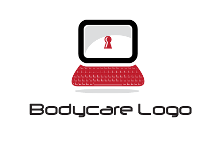 laptop security computer logo