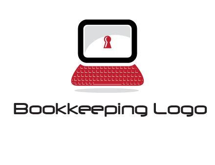 laptop security computer logo