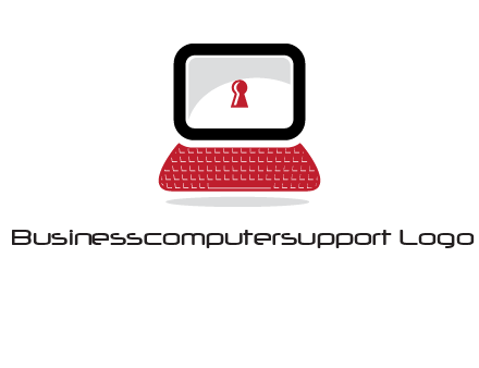 laptop security computer logo