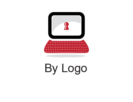 laptop security computer logo