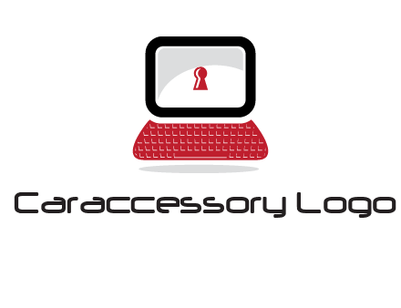 laptop security computer logo