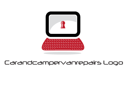 laptop security computer logo