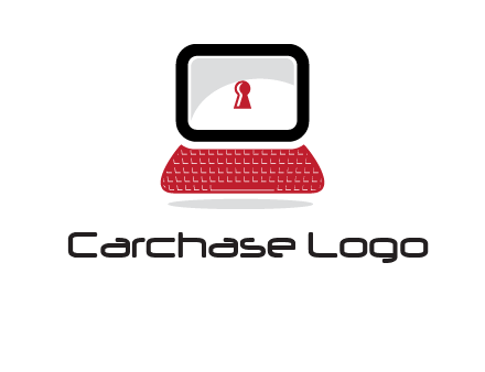 laptop security computer logo