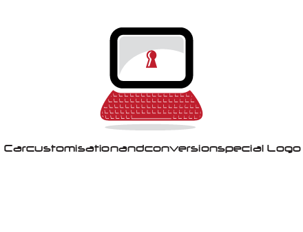 laptop security computer logo