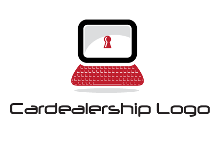 laptop security computer logo