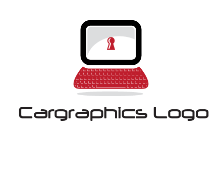 laptop security computer logo