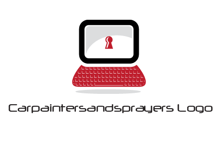 laptop security computer logo